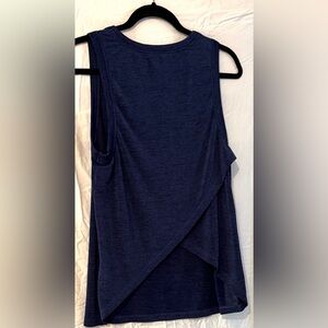 Sam Edelman Petal Hem cross-back Sleeveless Women's Tank Top EUC